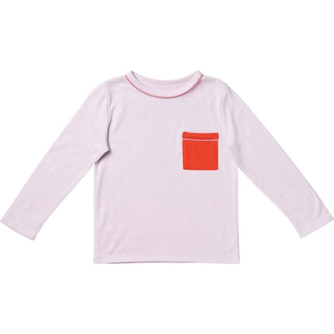 Edward T-Shirt, Color Block Lilac