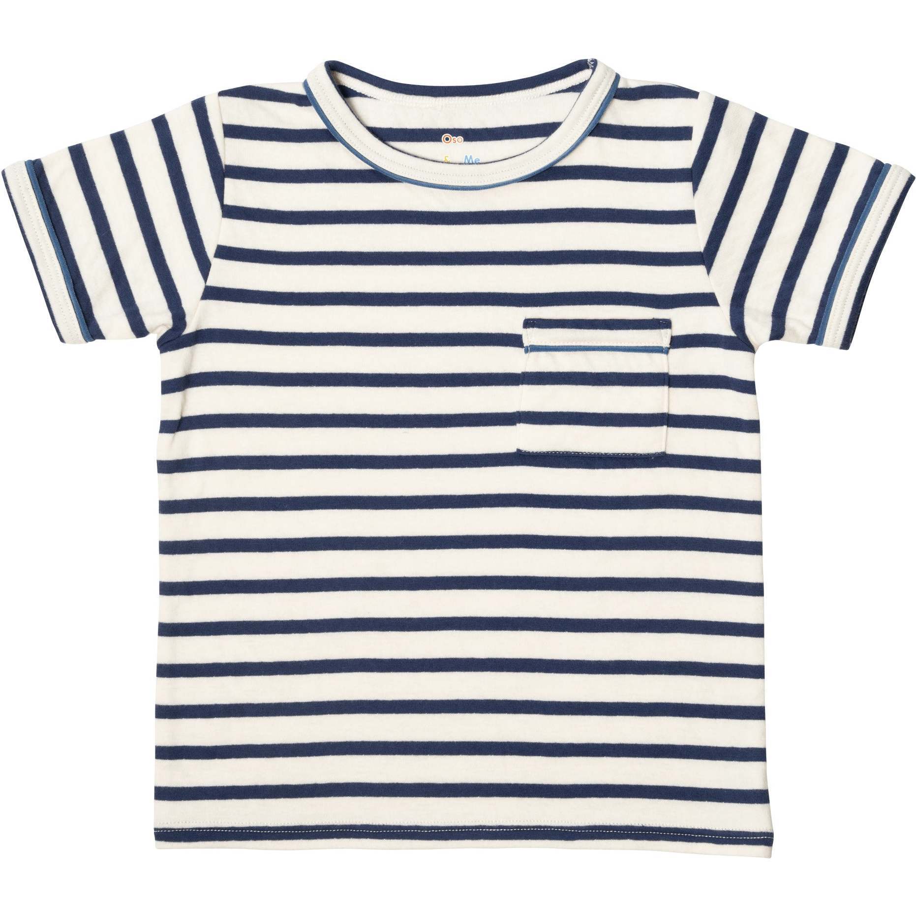 Willie  T-Shirt, Navy Stripe - T-Shirts - 1