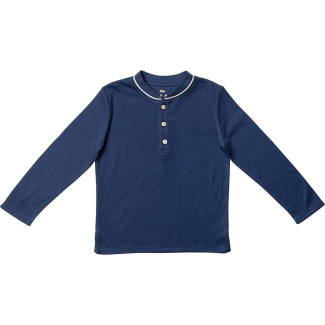 Henley T-Shirt, Navy