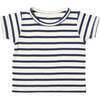 Willie Baby T-Shirt, Navy Stripe - T-Shirts - 1 - thumbnail