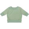 Remy Baby Sweatshirt, Basil - Sweatshirts - 1 - thumbnail