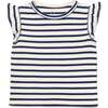 Adrian T-Shirt, Navy Stripe - T-Shirts - 1 - thumbnail