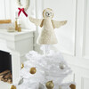 Felt Cat Angel Tree Topper, Cream - Tree Toppers - 4