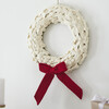 Dog Bone Wreath, Cream - Wreaths - 3