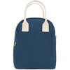 Zipper Lunch Bag, Classic Navy - Lunchbags - 1 - thumbnail