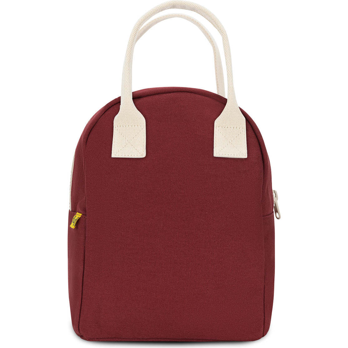 Zipper Lunch Bag, Vintage Burgundy - Lunchbags - 1