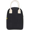 Zipper Lunch Bag,  Carbon & Natural - Lunchbags - 1 - thumbnail