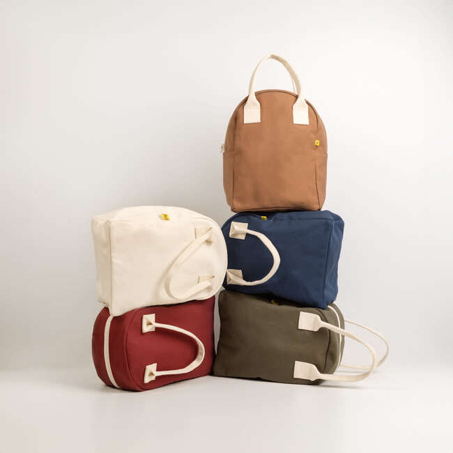 Zipper Lunch Bag, Natural - Lunchbags - 2