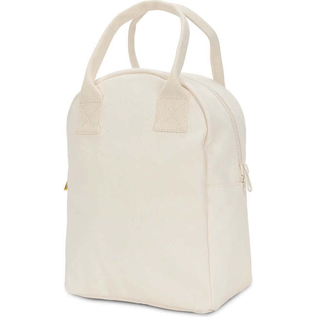 Zipper Lunch Bag, Natural - Lunchbags - 3