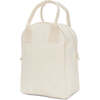 Zipper Lunch Bag, Natural - Lunchbags - 3