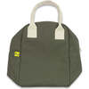 Zipper Lunch Bag, Dark Olive - Lunchbags - 3