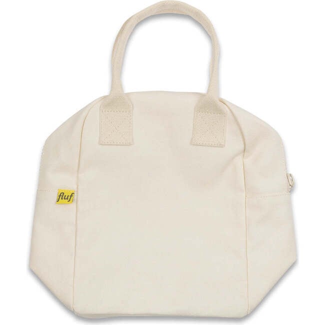 Zipper Lunch Bag, Natural - Lunchbags - 4