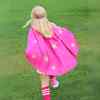 Superhero Star Cape + Mask + Cuffs Set, Pink - Costumes - 2