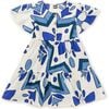 Tiered Woven Dress, Istanbul Iznik - Dresses - 1 - thumbnail