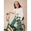 Wheelie Fun Graphic Tee, Chalk - T-Shirts - 5