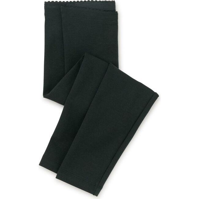 Solid Leggings, Jet Black - Leggings - 2