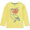 Simit Pelican Graphic Tee, Lemongrass - T-Shirts - 1 - thumbnail