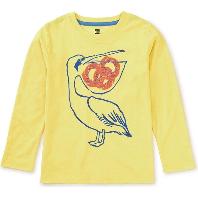 Simit Pelican Graphic Tee, Lemongrass - T-Shirts - 2