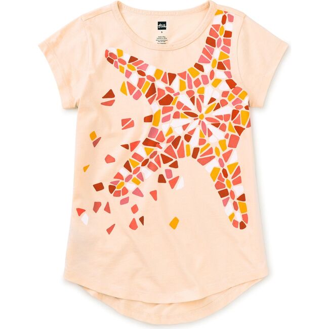 Mosaic Starfish Graphic Tunic, Creole Pink