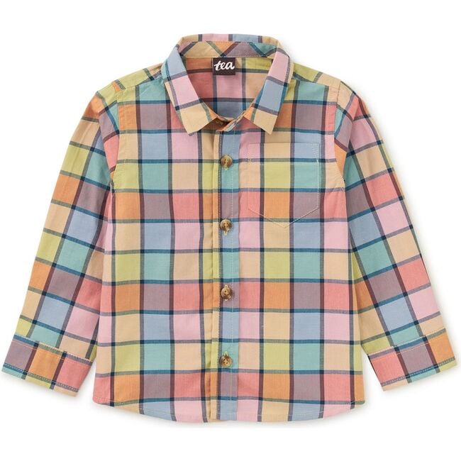 Plaid Button Up Shirt, Van Lake Plaid - Button Downs - 3