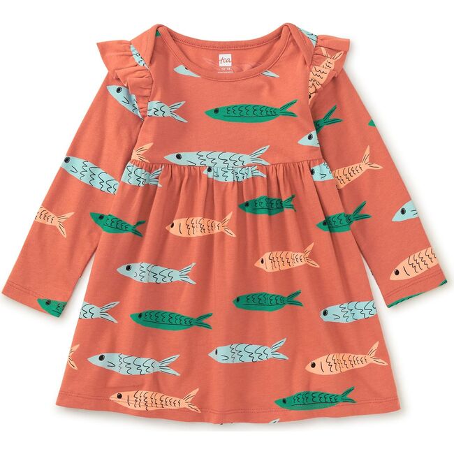 Mighty Mini Baby Dress, School of Anchovies