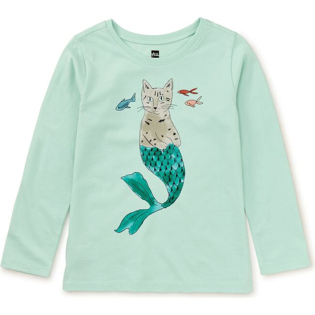 Mermaid Kitty Graphic Tee, Garden Party