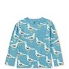 Long Sleeve Printed Pocket Tee, Squabble of Seagulls - T-Shirts - 2