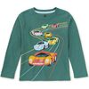 Le Mans Race Graphic Tee, Silver Pine - T-Shirts - 1 - thumbnail