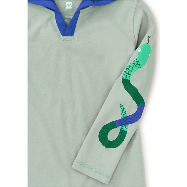 Happy Hoodie Snake Sleeves, Mica - Sweatshirts - 3