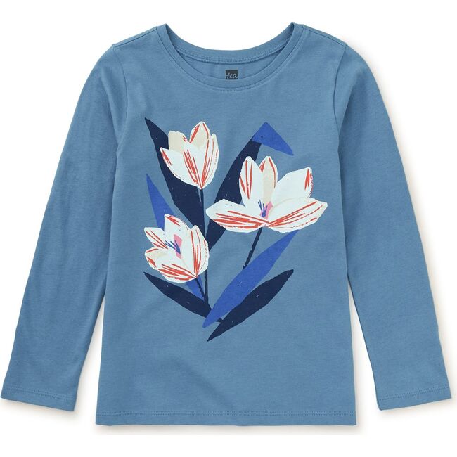 Semper Augustus Tulips Tee, Coronet Blue