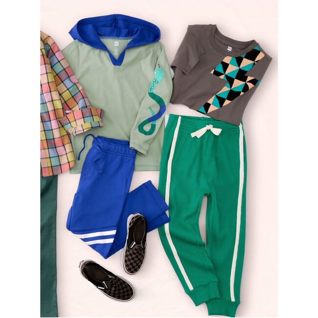 Happy Hoodie Snake Sleeves, Mica - Sweatshirts - 4