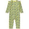 Ruffle Shoulder Baby Romper, Iznik Floral - Rompers - 1 - thumbnail