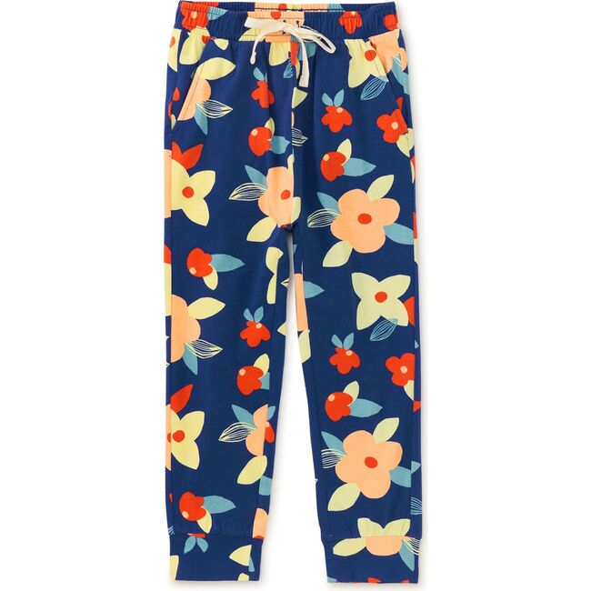 Printed Stretchy Everyday Joggers, Turkish Coastal Floral