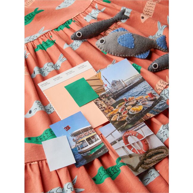 Pocket Baby Romper, School of Anchovies - Rompers - 3