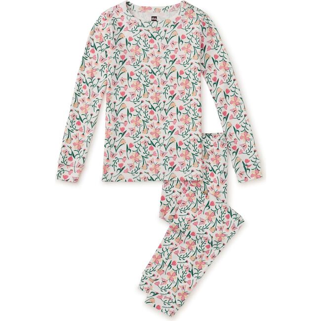 Goodnight Pajama Set, Butterfly & Tulips Iznik