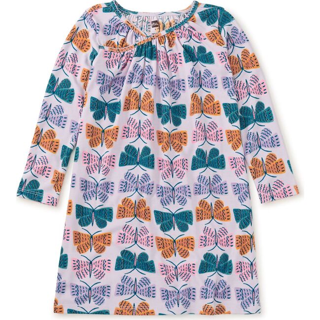 Dream On Long Sleeve Nightgown, Wiggle Wings Butterflies