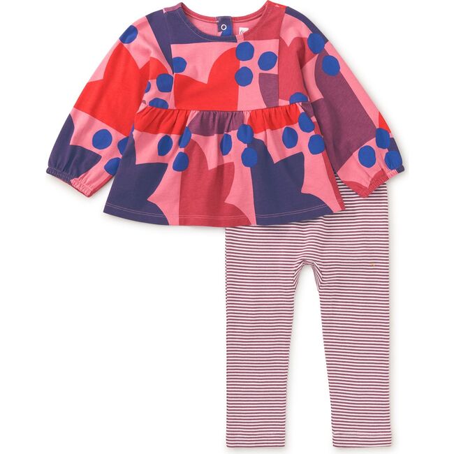 Boho Top & Pants Baby Set, Quilt Tulip