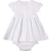 Hand-Smocked Baby Dress Willow, white - Dresses - 3