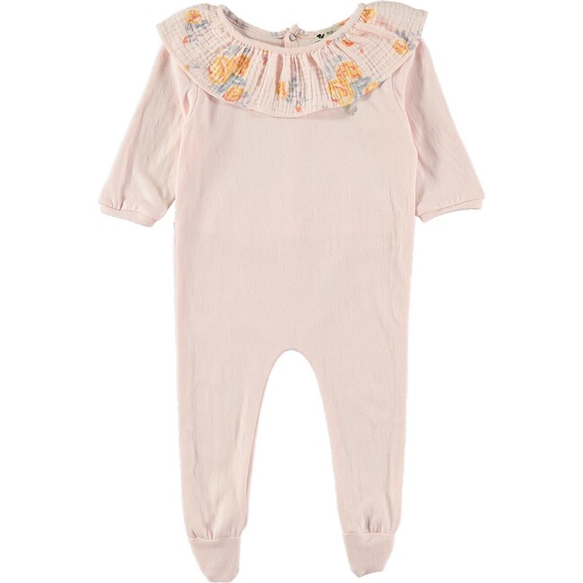 Caline Large Ruffle Collar Pyjamas, Petal