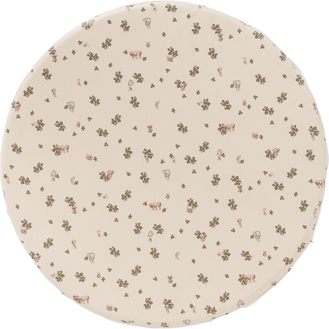 Water-Resistant Mini Circle Padded Mat, Peter Rabbit