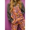 Women's Penelope Floral Front Pocket Long Overalls, Multicolors - Overalls - 7