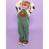 Nicholas Corduroy Contrast Front Pocket Long Overalls, Multicolors - Overalls - 3