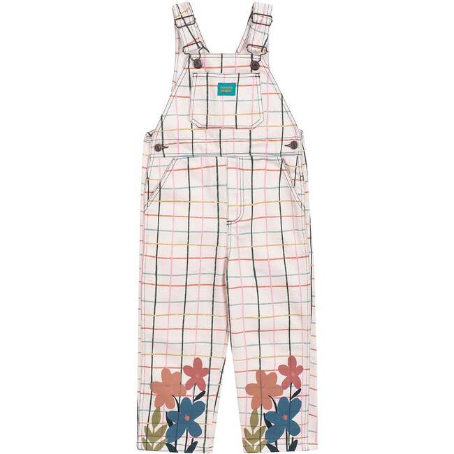 Caroline Front Pocket Long Overalls, Multicolors