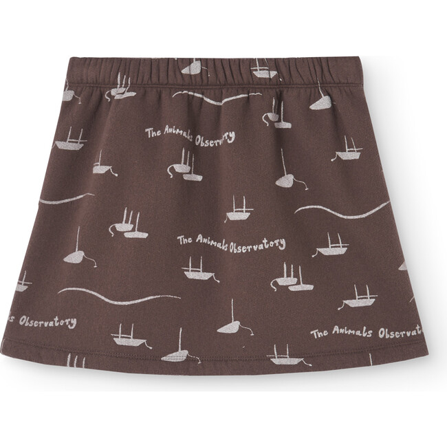 Wombat Boats Regular Fit Skirt, Deep Brown