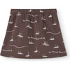 Wombat Boats Regular Fit Skirt, Deep Brown - Skirts - 1 - thumbnail