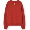 Women's Leo Relaxed Fit Sweatshirt, Maroon - Sweatshirts - 2