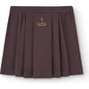 Turkey Regular Pleated Skirt, Deep Brown - Skirts - 1 - thumbnail