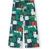 Platypus Houses Relaxed Fit Drawstring Pants, Green - Pants - 1 - thumbnail