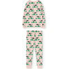 Llama Cows Regular Fit 2-Piece Pajama Set, Rose - Pajamas - 2