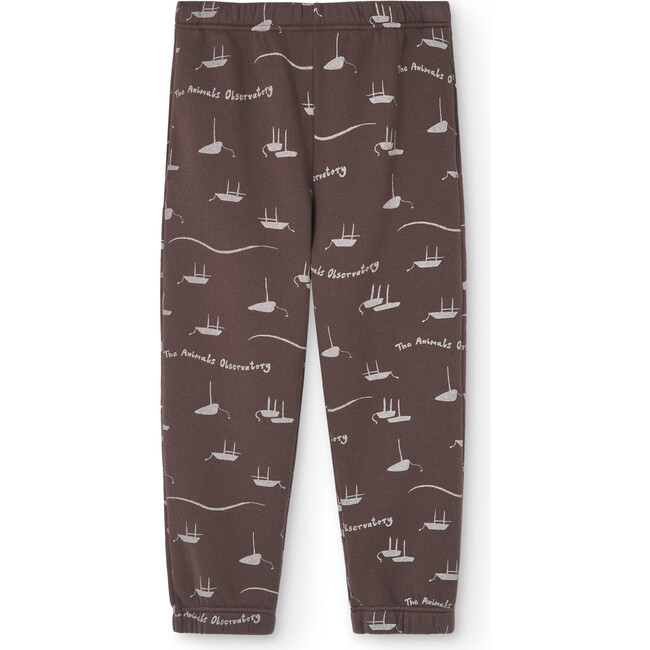 Dromedary Boats Regular Fit Sweatpants, Deep Brown